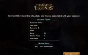 CONTA LEAGUES OF LEGENDS 614 SKINS, FULL CHAMPION