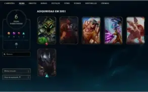 CONTA LOL DIAMANTE IV 78% WINRATE 605 DE RP