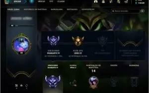 CONTA LOL DIAMANTE IV 78% WINRATE 605 DE RP