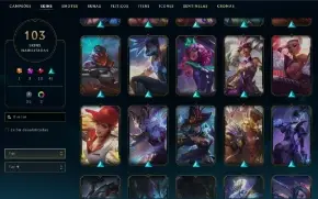 Conta de league of legends