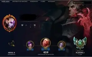 Conta League Of Legends Diamante V Season 8