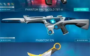 CONTA RIOT, LOL COM MUITAS SKINS E VALORANT PLAT 2 COM FACA!
