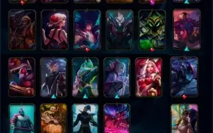 CONTA RIOT, LOL COM MUITAS SKINS E VALORANT PLAT 2 COM FACA!