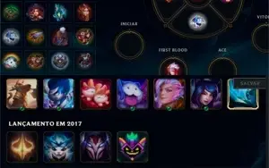 CONTA RIOT, LOL COM MUITAS SKINS E VALORANT PLAT 2 COM FACA!