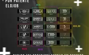 CONTAS PRIME CSGO / TRUST FACTOR VERDE / COM PATENTE