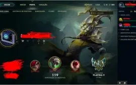 Conta platina 5 mmr alto