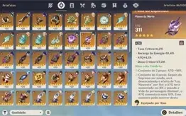 AR 56 Raiden, Zhongli, Venti, Yelan etc + Armas