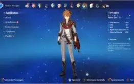 CONTA GENSHIN IMPACT - AR 45 - DILUC | KEQING | GANYU