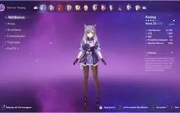 CONTA GENSHIN IMPACT - AR 45 - DILUC | KEQING | GANYU