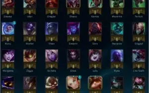 Conta Ouro 5 ótimo mmr 67 champions 18 skins