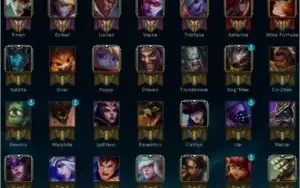Conta Ouro 5 ótimo mmr 67 champions 18 skins