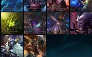 Conta Ouro 5 ótimo mmr 67 champions 18 skins