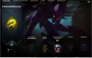 Conta League of Legends |Unranked|Nível 37|