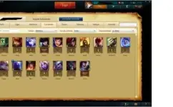 Conta League of Legends no ranked borda ouro