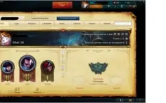 Conta League of Legends no ranked borda ouro