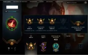 Conta LOL GOLD IV SOLO/FLEX/TFT