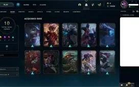 CONTA LOL GOLD III COM 10 SKINS