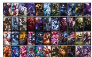Conta Unranked com TODOS os champs e 75 Skins