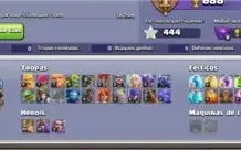 Clash of Clans cv 11 Minimax + Royale nível 10 arena 11