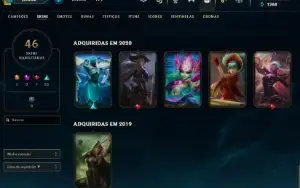 Conta LOL platina IV