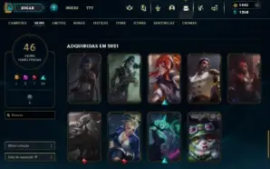 Conta LOL platina IV