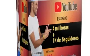 Kit Monetize no Youtube, preço baixo até Domingo.