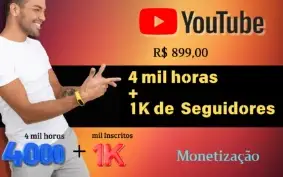 Kit Monetize no Youtube, preço baixo até Domingo.