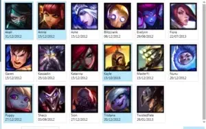 CONTA LV27 17 CHAMPS 5 SKINS