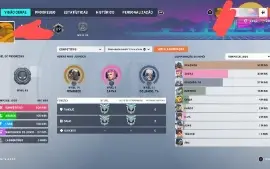 Conta de overwacht GM 1 de TANK e DPS e com muitas skins