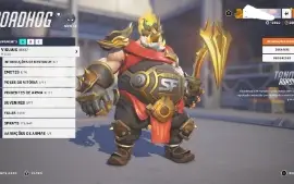 Conta de overwacht GM 1 de TANK e DPS e com muitas skins