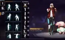 Conta free Fire com angelical e punho de fogo