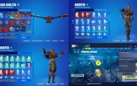 Conta fortnite com várias skins + Salve o mundo