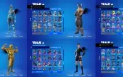 Conta fortnite com várias skins + Salve o mundo