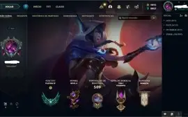 Conta League of Legends Platina 4 + 118 SKINS