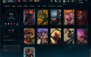 Esmeralda 2 com 90 Champs e 65 Skins ( MAIN ADC )