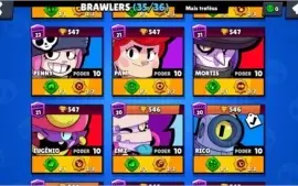 Vendo conta brawl stars praticamente completa