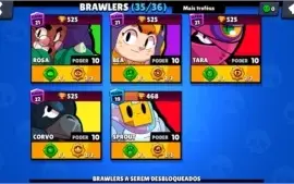 Vendo conta brawl stars praticamente completa