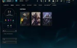 Esmeralda 4 com 85 Champs e 51 Skins + 2 Espolios