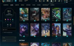 Esmeralda 4 com 85 Champs e 51 Skins + 2 Espolios