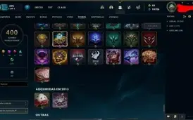 Vendo Conta Lol Platina 1, 340 skins, 7 skins vitoriosas