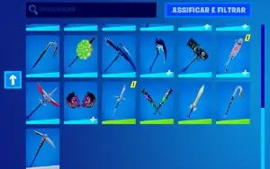 CONTA FORTNITE - C/ SKINS ANTIGAS: CEIFADOR, TUBARÃO MAKO E+