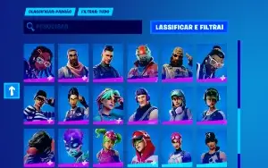 CONTA FORTNITE - C/ SKINS ANTIGAS: CEIFADOR, TUBARÃO MAKO E+