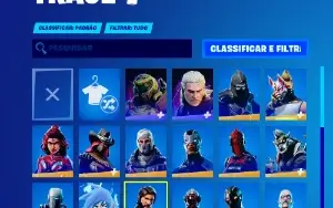 CONTA FORTNITE - C/ SKINS ANTIGAS: CEIFADOR, TUBARÃO MAKO E+