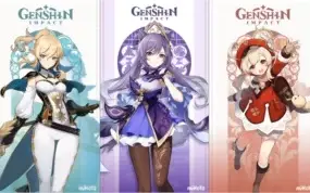 GENSHIN IMPACT / AR 30 / KEQING + KLEE + JEAN