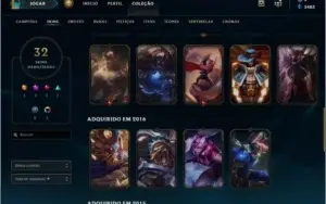 CONTA LOL D5, 80 CAMPEÕES, 33 SKINS E COM EMAIL DA CONTA!!