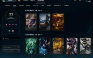 CONTA LOL D5, 80 CAMPEÕES, 33 SKINS E COM EMAIL DA CONTA!!