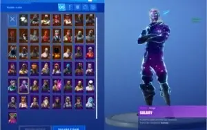 CONTA FORTNITE SKIN'S (GALAXY, Red Knight...)