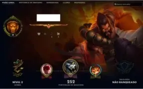 Conta League of Legends - 80 skins - Full Champions