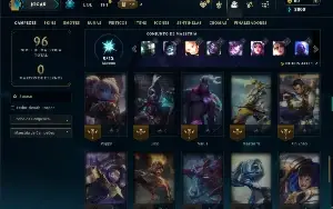 Unranked com 55 Champs e 20 Skins