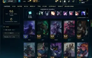 Unranked com 55 Champs e 20 Skins
